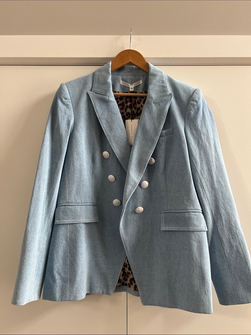 NWT Veronica Beard Denim Miller Dickey Blazer